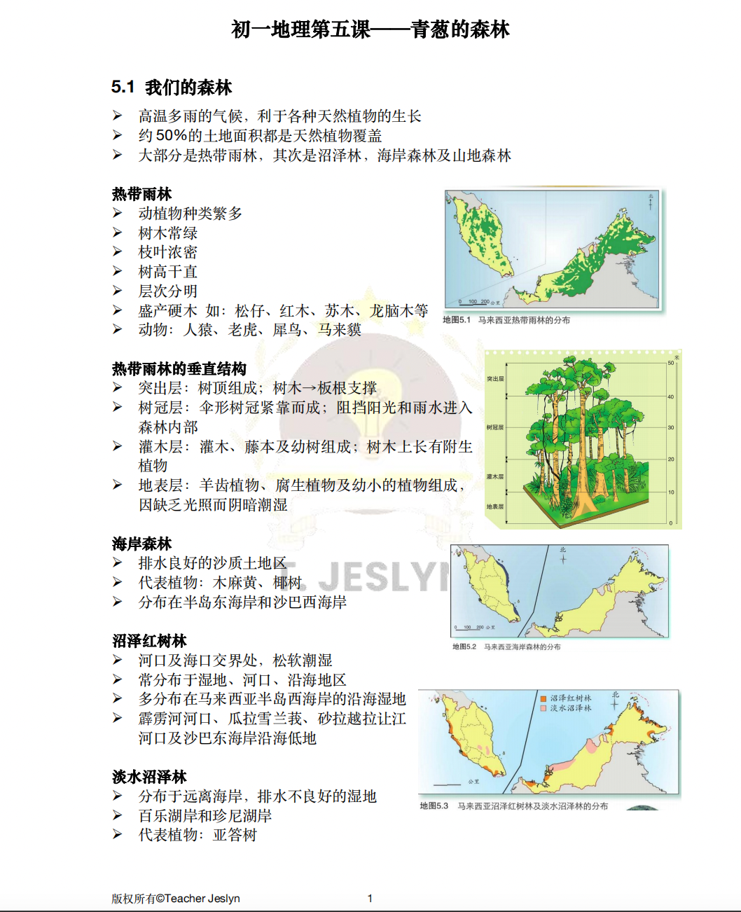 UEC初一地理笔记